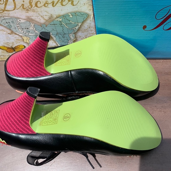 English Roses Embroidered Pumps by Banned Retro - Picture 9 of 10